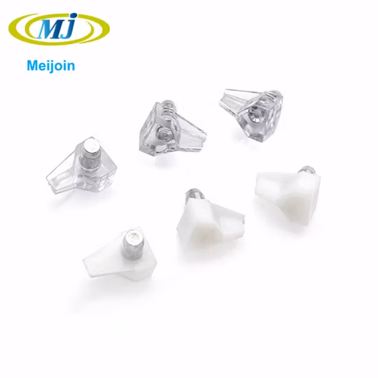 Raccordi hardware per mobili Supporto per mensola trasparente 5 mm senza bordo